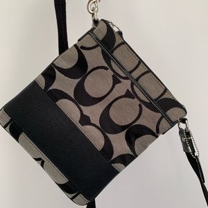 Coach Crossbody | Black and Grey